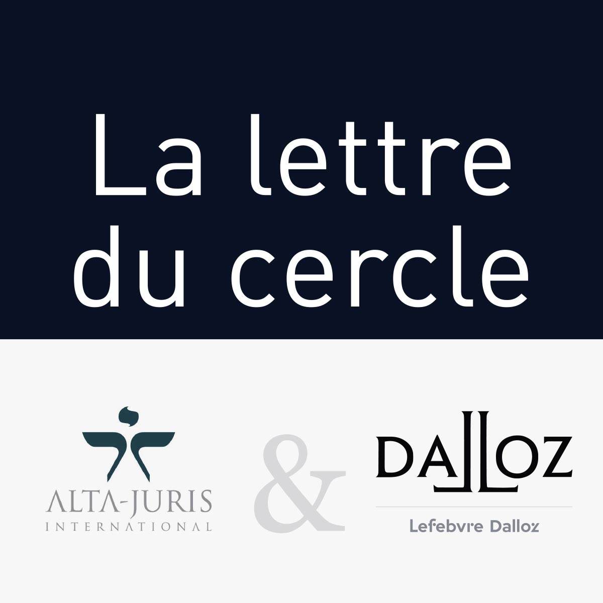 logo lettre du cercle alta juris